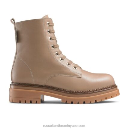 8 مكافحة الحذاء القتالية العيينة 8840R296 اللون البيج نحيف Russell And Bromley