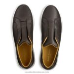 ⁦Clearway m حذاء رياضي منسوج بدون أربطة 8840R430 بني رجال Russell And Bromley⁩ - الصورة ⁦3⁩
