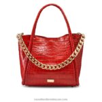 أيقونة صغيرة سلسلة انتزاع حقيبة 8840R702 أحمر نحيف Russell And Bromley