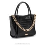 ⁦أيقونة صغيرة سلسلة انتزاع حقيبة 8840R703 أسودRussell And Bromley⁩ - الصورة ⁦2⁩