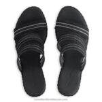 ⁦إسفين حزام الثلاثي الكونية 8840R158 أسود نحيف Russell And Bromley⁩ - الصورة ⁦3⁩