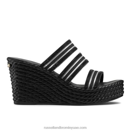 إسفين حزام الثلاثي الكونية 8840R158 أسود نحيف Russell And Bromley