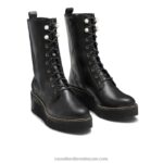⁦إسفين صندوق إسفين الدانتيل يصل 8840R298 أسود نحيف Russell And Bromley⁩ - الصورة ⁦2⁩