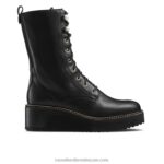 إسفين صندوق إسفين الدانتيل يصل 8840R298 أسود نحيف Russell And Bromley
