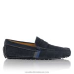ارتداء لينة القيادة متعطل 8840R495 أزرق رجال Russell And Bromley