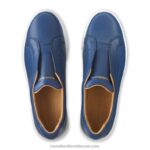 ⁦اركن حذاء رياضي بدون أربطة 8840R5 أزرق نحيف Russell And Bromley⁩ - الصورة ⁦3⁩