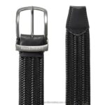⁦الإعصار المنسوجة الحزام 8840R660 أسود رجال Russell And Bromley⁩ - الصورة ⁦2⁩