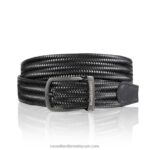الإعصار المنسوجة الحزام 8840R660 أسود رجال Russell And Bromley