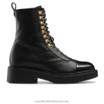 البرق اصبع القدم كاب الدانتيل يصل التمهيد 8840R312 أسود نحيف Russell And Bromley