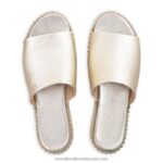 ⁦البغل flatform moneypot 8840R389 ذهب نحيف Russell And Bromley⁩ - الصورة ⁦3⁩