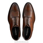 ⁦البلوط أكسفورد البروغ العتيقة 8840R586 تان رجال Russell And Bromley⁩ - الصورة ⁦3⁩