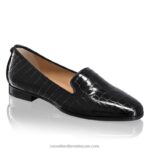 ⁦التدخين النعال ثوب مسطح 8840R219 أسود نحيف Russell And Bromley⁩ - الصورة ⁦2⁩