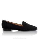 التدخين النعال ثوب مسطح 8840R220 أسود نحيف Russell And Bromley