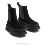 ⁦التمهيد تشيلسي مكتنزة العملاقة 8840R268 أسود نحيف Russell And Bromley⁩ - الصورة ⁦2⁩