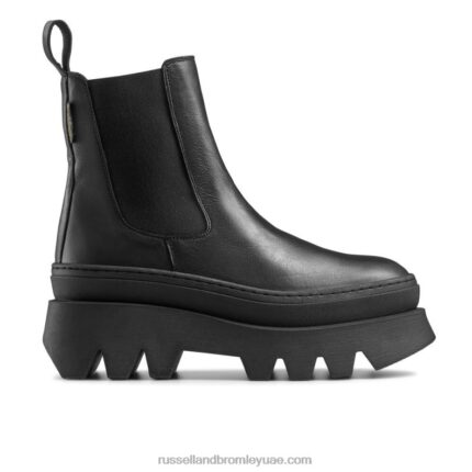 التمهيد تشيلسي مكتنزة العملاقة 8840R289 أسود نحيف Russell And Bromley