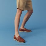 ⁦الجزء العلوي من التفاصيل نسج متعطل 8840R577 بني رجال Russell And Bromley⁩ - الصورة ⁦4⁩