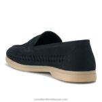 ⁦الجزء العلوي من التفاصيل نسج متعطل 8840R538 القوات البحرية رجال Russell And Bromley⁩ - الصورة ⁦4⁩