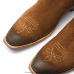 ⁦الحذاء الغربي أريزونا 8840R608 بني رجال Russell And Bromley⁩ - الصورة ⁦4⁩
