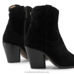⁦الحذاء الغربي بكعب النقدية 8840R342 أسود نحيف Russell And Bromley⁩ - الصورة ⁦3⁩