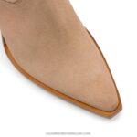 ⁦الحذاء الغربي بكعب النقدية 8840R344 اللون البيج نحيف Russell And Bromley⁩ - الصورة ⁦3⁩