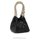 ⁦الحقيبة سلسلة مكتنزة ديسكو 8840R783 أسودRussell And Bromley⁩ - الصورة ⁦2⁩