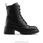 الدانتيل يصل الحذاء بكعب 8840R335 أسود نحيف Russell And Bromley