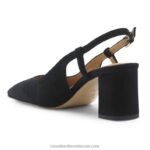 ⁦السكر كعب كتلة slingback 8840R113 أسود نحيف Russell And Bromley⁩ - الصورة ⁦4⁩