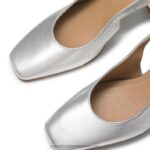 ⁦السكر كعب كتلة slingback 8840R114 فضة نحيف Russell And Bromley⁩ - الصورة ⁦4⁩