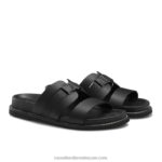 ⁦العاصفة الرملية المنسوجة حزام القدم 8840R377 أسود نحيف Russell And Bromley⁩ - الصورة ⁦2⁩