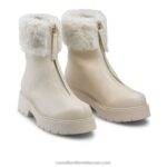 ⁦العجائب الفراء فو البريدي التمهيد 8840R310 أبيض نحيف Russell And Bromley⁩ - الصورة ⁦2⁩