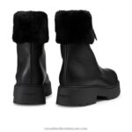 ⁦العجائب الفراء فو البريدي التمهيد 8840R304 أسود نحيف Russell And Bromley⁩ - الصورة ⁦3⁩