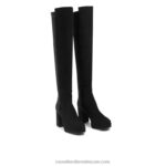 ⁦العسل منصة عالية تمتد الركبة عالية 8840R355 أسود نحيف Russell And Bromley⁩ - الصورة ⁦2⁩