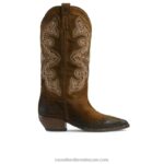 الغربية البرية المطرزة 8840R360 تان نحيف Russell And Bromley