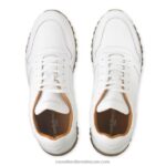 ⁦المدرج الدانتيل يصل عداء 8840R451 أبيض رجال Russell And Bromley⁩ - الصورة ⁦3⁩