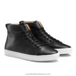 ⁦بارك هاي م حذاء رياضي برقبة عالية 8840R456 أسود رجال Russell And Bromley⁩ - الصورة ⁦2⁩