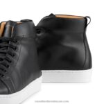 ⁦بارك هاي م حذاء رياضي برقبة عالية 8840R456 أسود رجال Russell And Bromley⁩ - الصورة ⁦4⁩