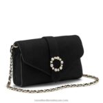 ⁦بدقة سلسلة حقيبة مشبك جوهرة 8840R700 أسودRussell And Bromley⁩ - الصورة ⁦2⁩