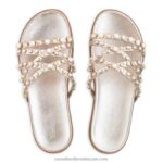 ⁦بغل مزين فاخر 8840R405 ذهب نحيف Russell And Bromley⁩ - الصورة ⁦3⁩