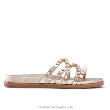 بغل مزين فاخر 8840R405 ذهب نحيف Russell And Bromley