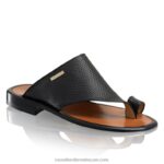 ⁦بيروجيا اصبع القدم صندل 8840R526 أسود رجال Russell And Bromley⁩ - الصورة ⁦2⁩