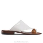 بيروجيا اصبع القدم صندل 8840R532 أبيض رجال Russell And Bromley
