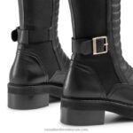 ⁦بيليون مرحبا مربع اصبع القدم طويل راكب الدراجة النارية 8840R352 أسود نحيف Russell And Bromley⁩ - الصورة ⁦3⁩