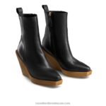 ⁦تقريب حذاء الكريب الغربي 8840R291 أسود نحيف Russell And Bromley⁩ - الصورة ⁦2⁩