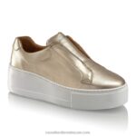 ⁦توقف عن حذاء رياضي بدون أربطة 8840R19 ذهب نحيف Russell And Bromley⁩ - الصورة ⁦2⁩