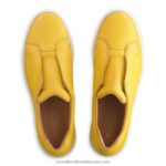 ⁦توقف عن حذاء رياضي بدون أربطة 8840R22 أصفر نحيف Russell And Bromley⁩ - الصورة ⁦3⁩