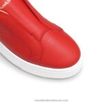 ⁦توقف عن حذاء رياضي بدون أربطة 8840R23 أحمر نحيف Russell And Bromley⁩ - الصورة ⁦4⁩
