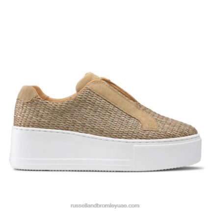 توقف عن حذاء رياضي بدون أربطة 8840R3 حيادي نحيف Russell And Bromley