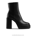 جولة اصبع القدم ويبستر التمهيد 8840R319 أسود نحيف Russell And Bromley