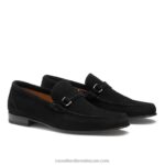 ⁦حذاء بدون رباط من النخبة 8840R490 أسود رجال Russell And Bromley⁩ - الصورة ⁦2⁩