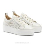 ⁦حذاء بوردووك دانتيل 8840R78 أبيض نحيف Russell And Bromley⁩ - الصورة ⁦2⁩